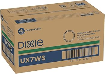 Amazon.com: Dixie Pathways Medium-Weight Paper Plates, 6 7/8-inch