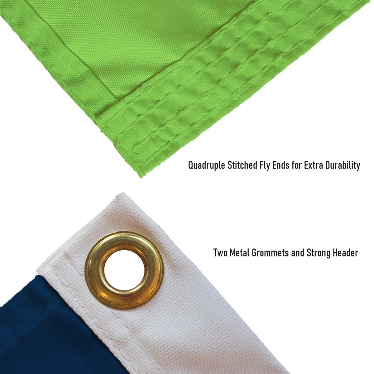 WinCraft Seattle Seahawks 3x5 Feet Indoor/Outdoor Banner Flag - Officially Licensed, Double-Sided, With Grommets 3 thumbnail image