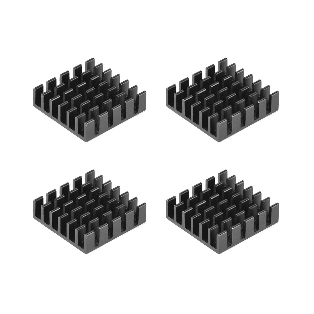 Disipador térmico de aluminio 6x20x20mm uxcell enfriador con adhesivo para motor impresora 3D 4