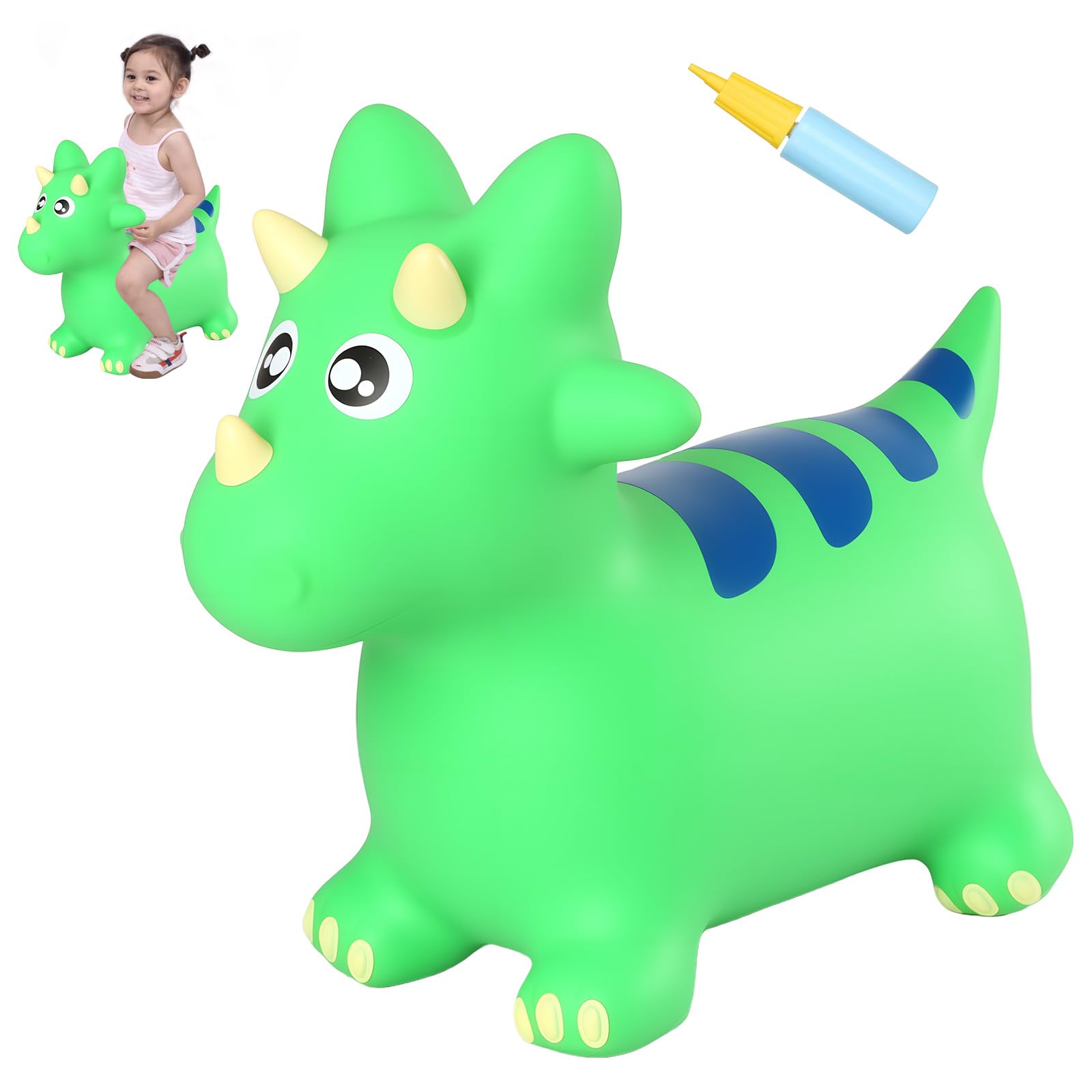 INPANY Bouncy Horse, Dinosaur Hopper Toys for Boys, Gifts Toy for Kid