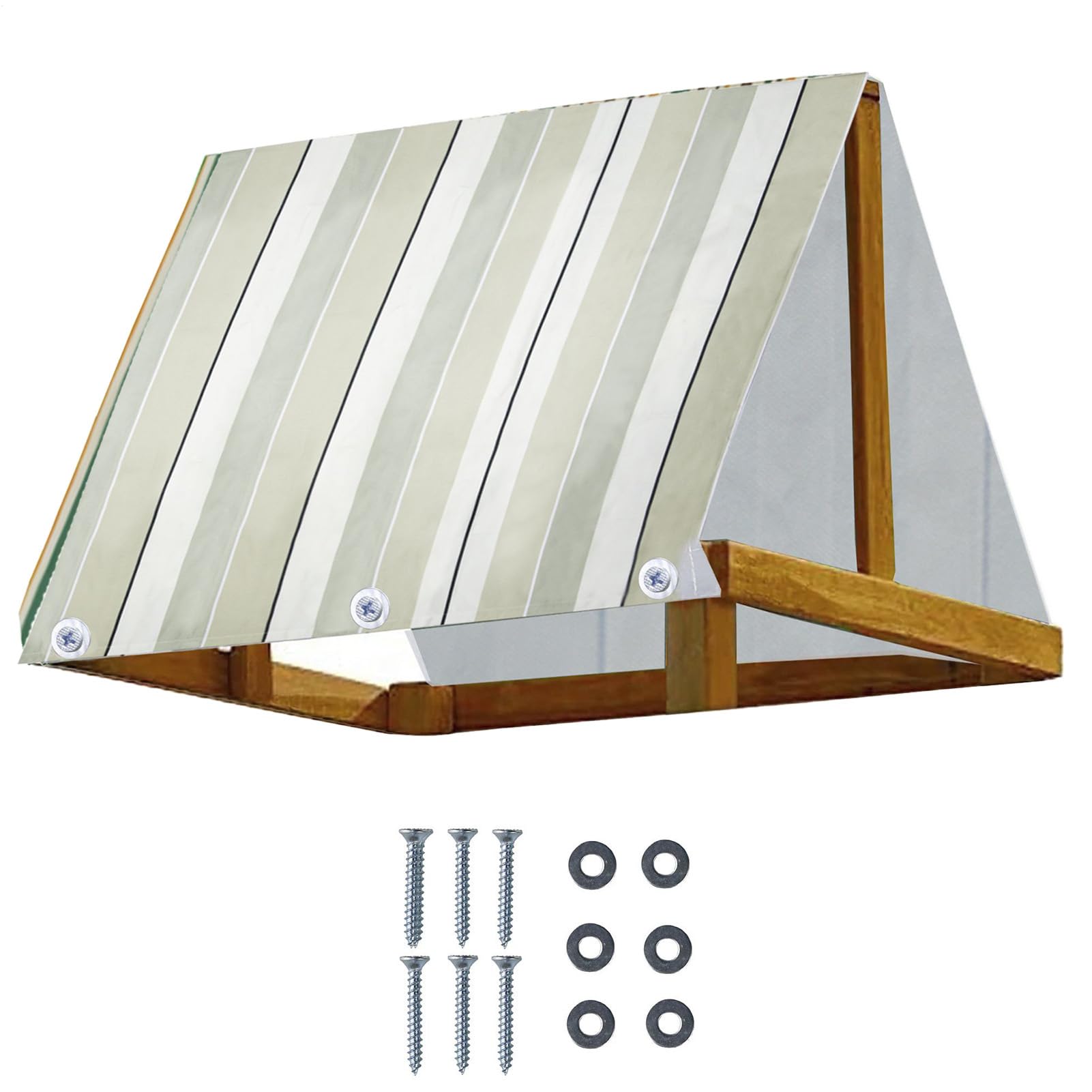 Auvent de rechange balançoire étanche 109x229 protection solaire extérieur