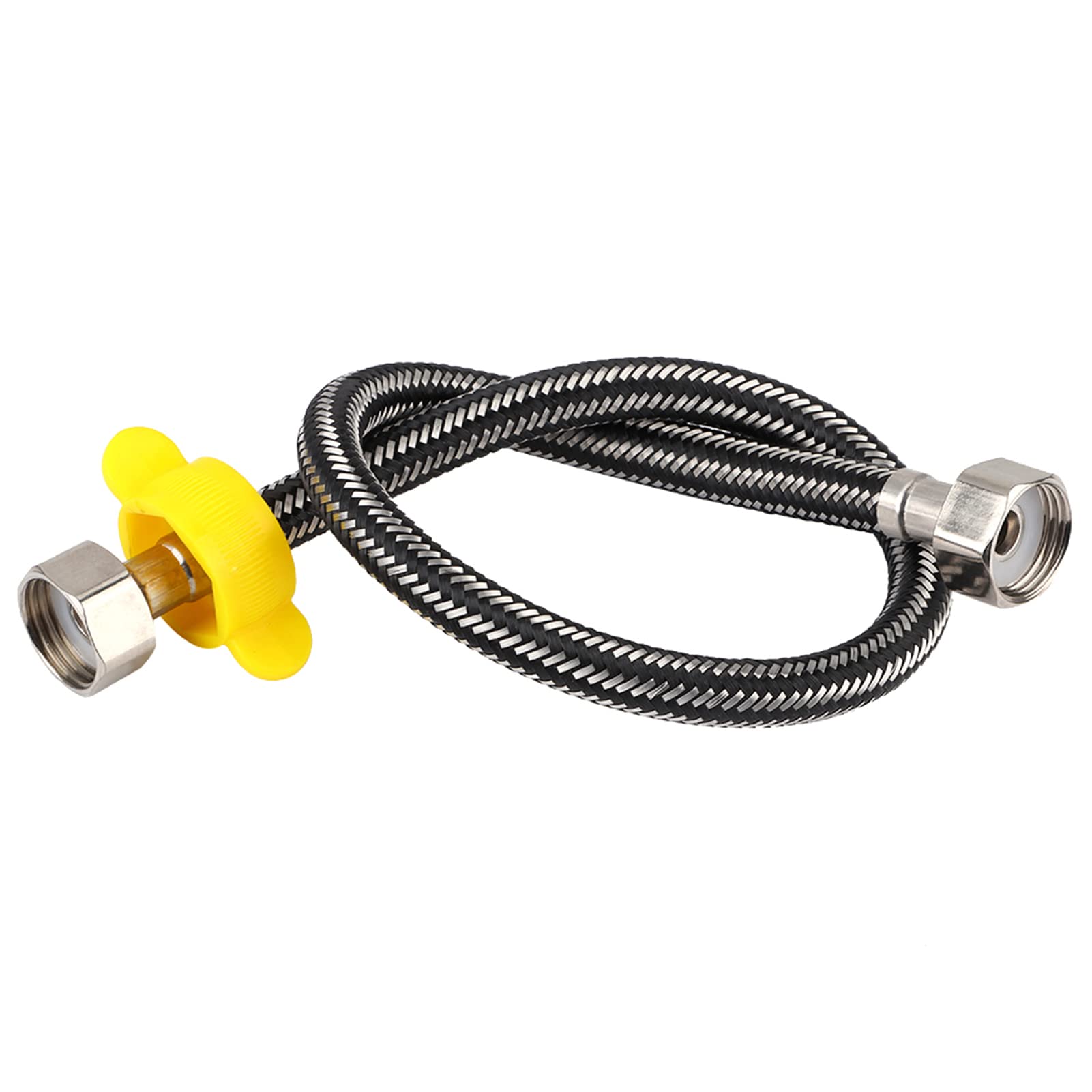 Grifo para Lavabo de Baño sin Contacto, Grifo de Agua con Sensor de Inducción Automático de Rosca G1/2 Pulgadas, Grifo Frío único Inteligente por (Modelo con batería baja)