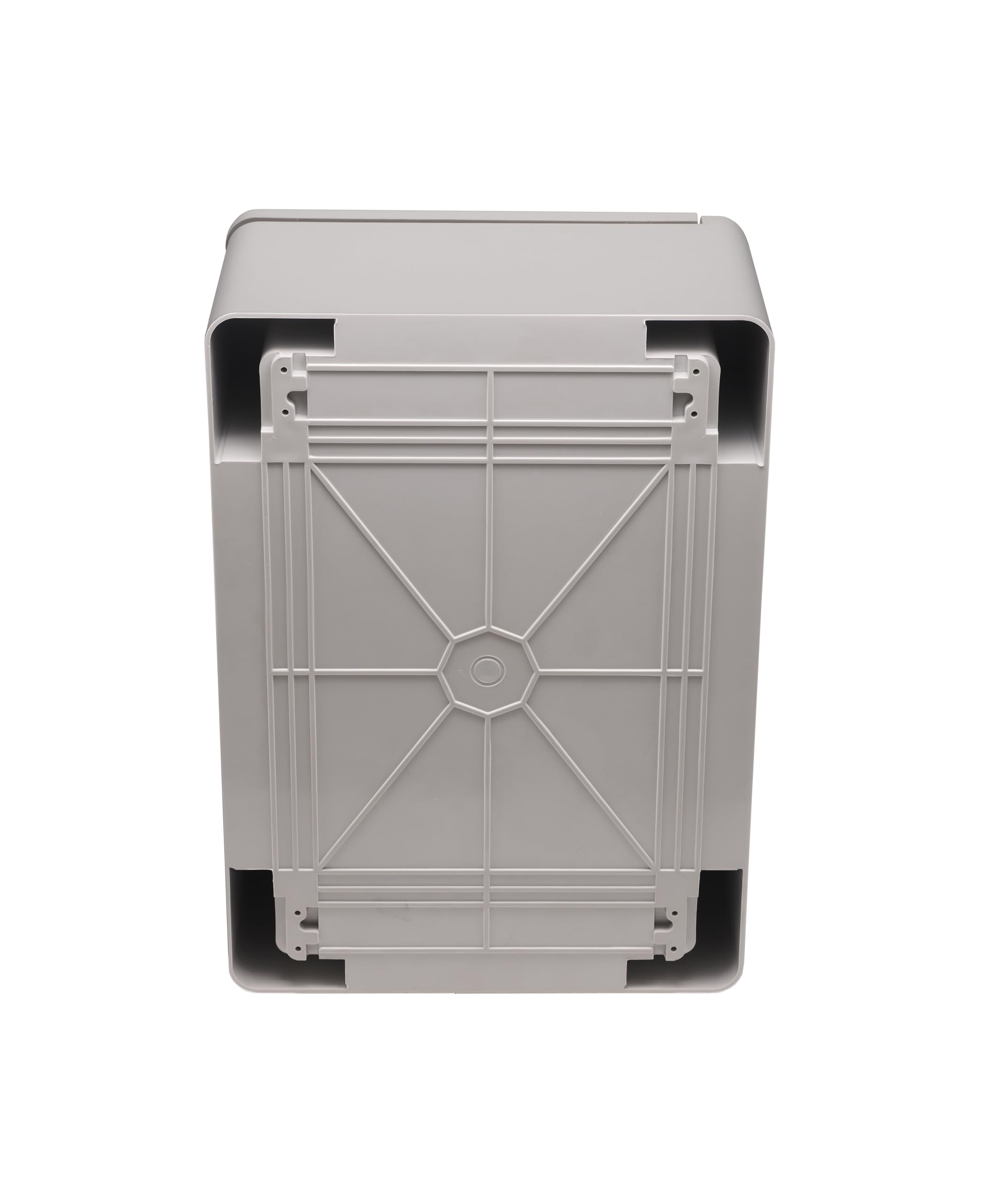 BX304017LG Schaltschrank 300 x 400 x 170 mm Verteilerkasten IP65 ABS Lichtgrau verzinkter Montageplatte Verriegelung Tür mit umlaufender Dichtung Gehäuse Leergehäuse Solar leer Schrank