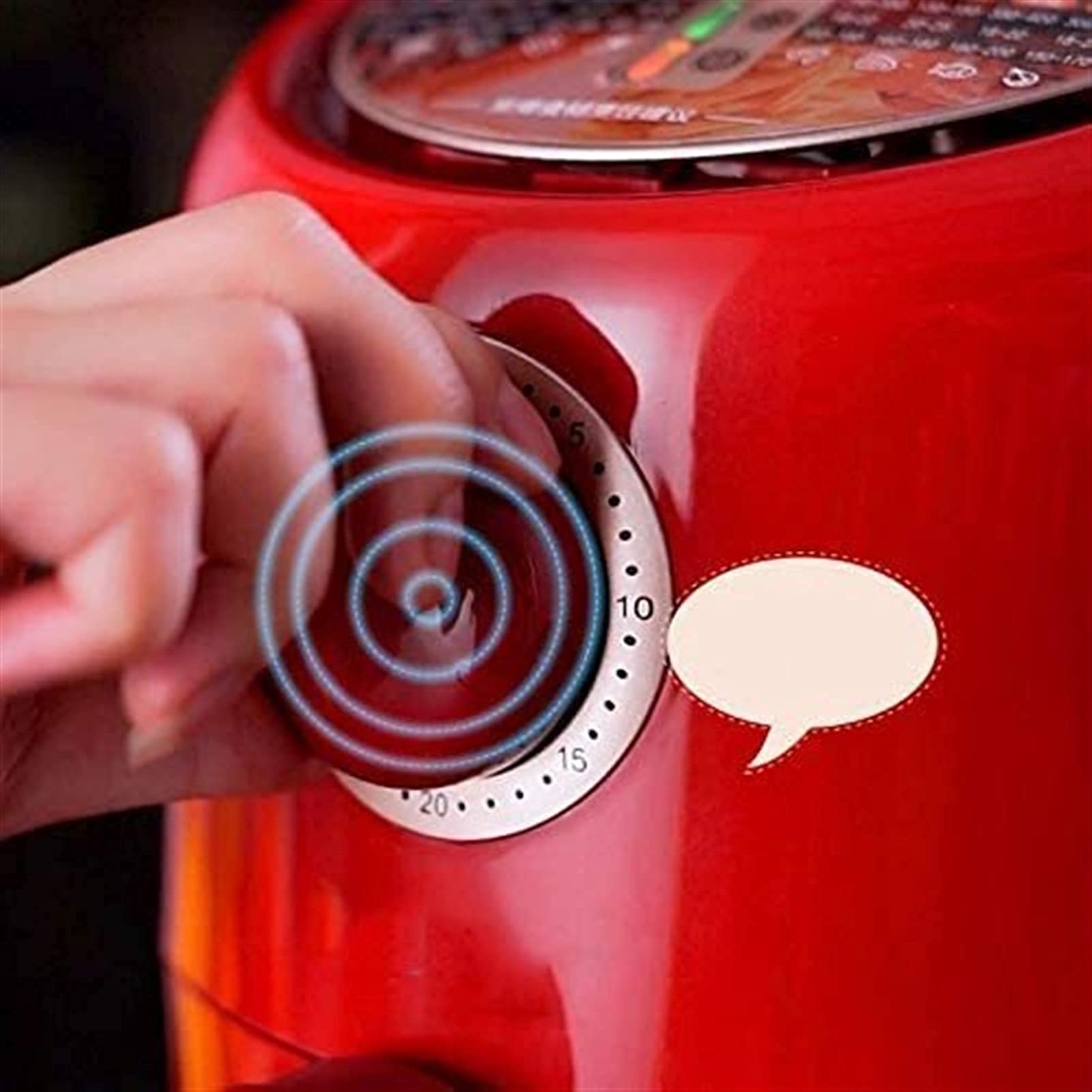Frytkownica powietrzna do użytku domowego 2L Mini elektryczna frytkownica powietrzna z podwójnym pokrętłem Wielofunkcyjna frytkownica beztłuszczowa do frytek Potrzebny elektryczny garnek do smażenia