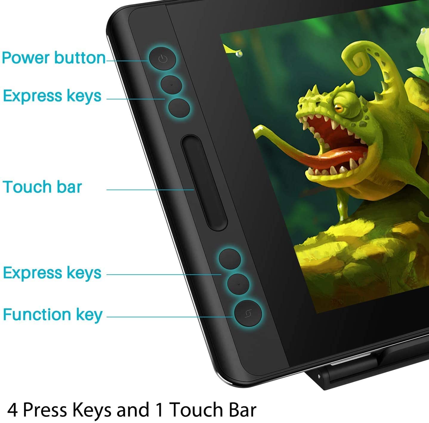 HUION Drawing Tablet with Screen Kamvas pro 12-Used : Amazon.ca