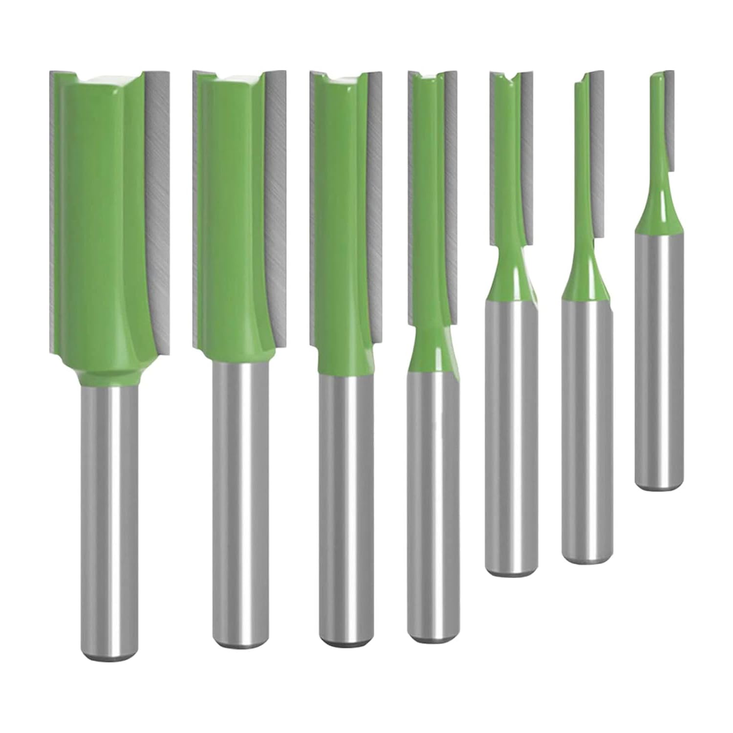 Set di frese per fresatrice, per taglio legno, fresa per scanalature in lega gambo 6mm, per lavorazione del legno fai da te, 7 pezzi