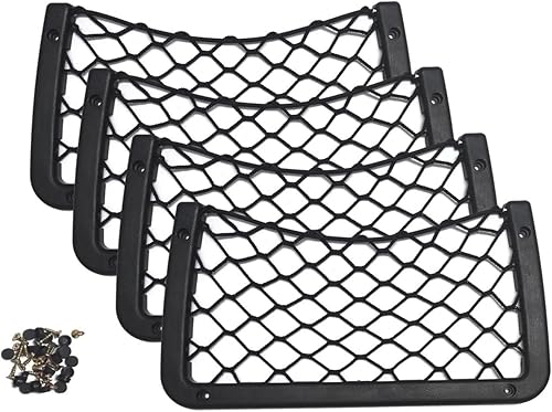 MORREZ Multi Size Car Auto Net Bag Phone Holder Storage Pocket Organizer Mesh Trunk Net Holder Compatible with Opel Astra J G H Zafira B Corsa D
