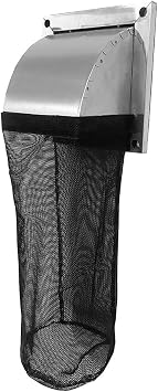 2 Pack Drier Vent Dust Filter Bag, Outdoor Indoor Dryer Vent Cotton Pile Bag Cotton Pile Collector, Used To Collect Cotton Pile And Dust-Black
