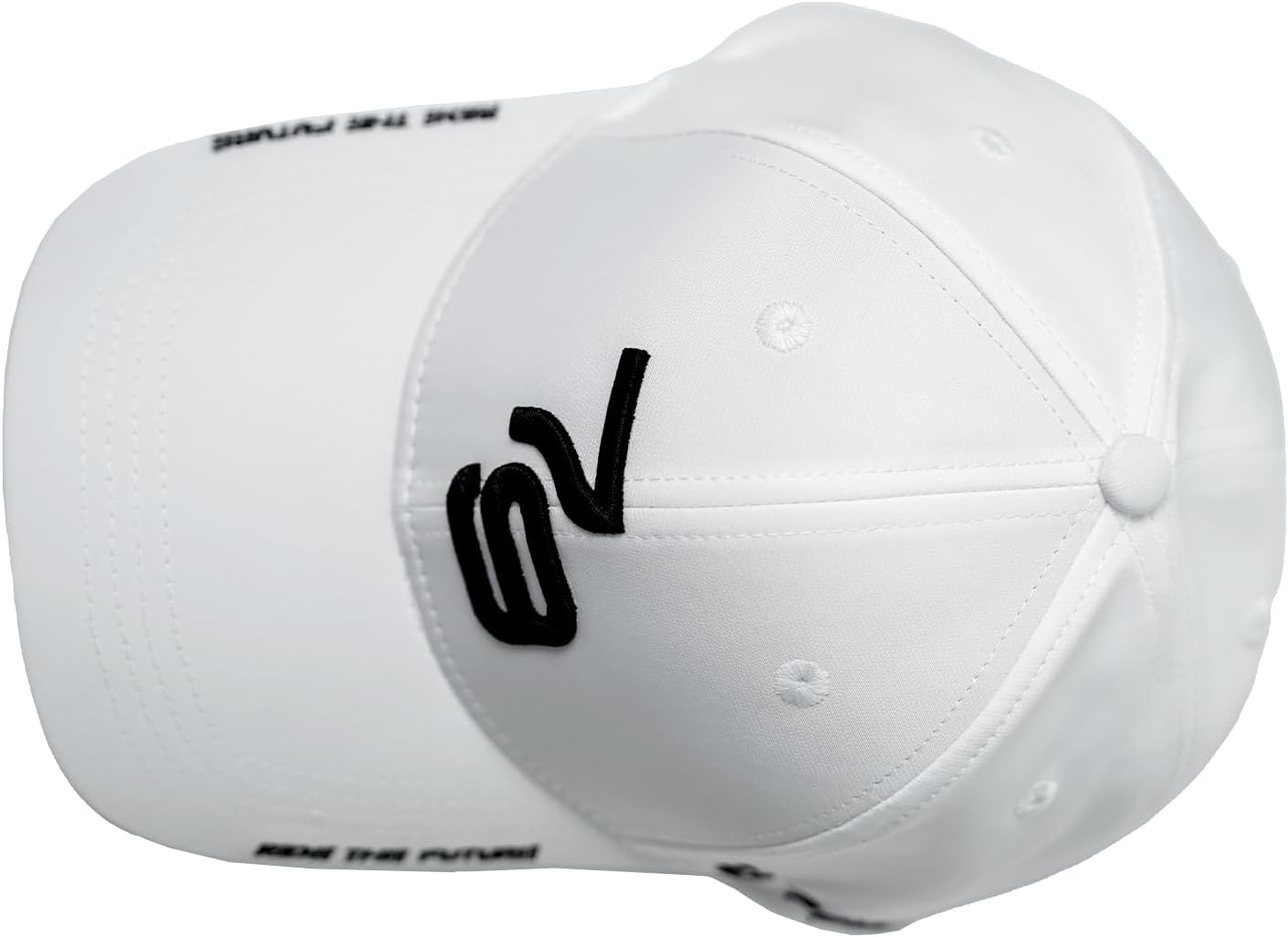 79BIKE Racing Hat, Durable Snapback Baseball Cap for Off-Road Electric Motorcycle Enthusiasts, Outdoor Sports Sun Hat White Glitter
