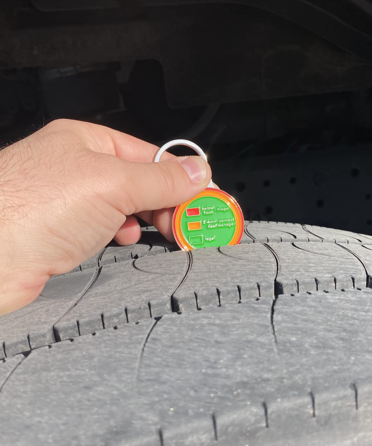 Tyre Thread Depth Gauge Indicator Vintage (Stainless Steel) - VI Training Courses | Train To Become A Vehicle Inspector