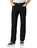 Men&apos;s 501 Original Fit Jeans &lpar;Also Available in Big & Tall&rpar;&comma; Modern Black with Black Fill&comma; 36W x 36L