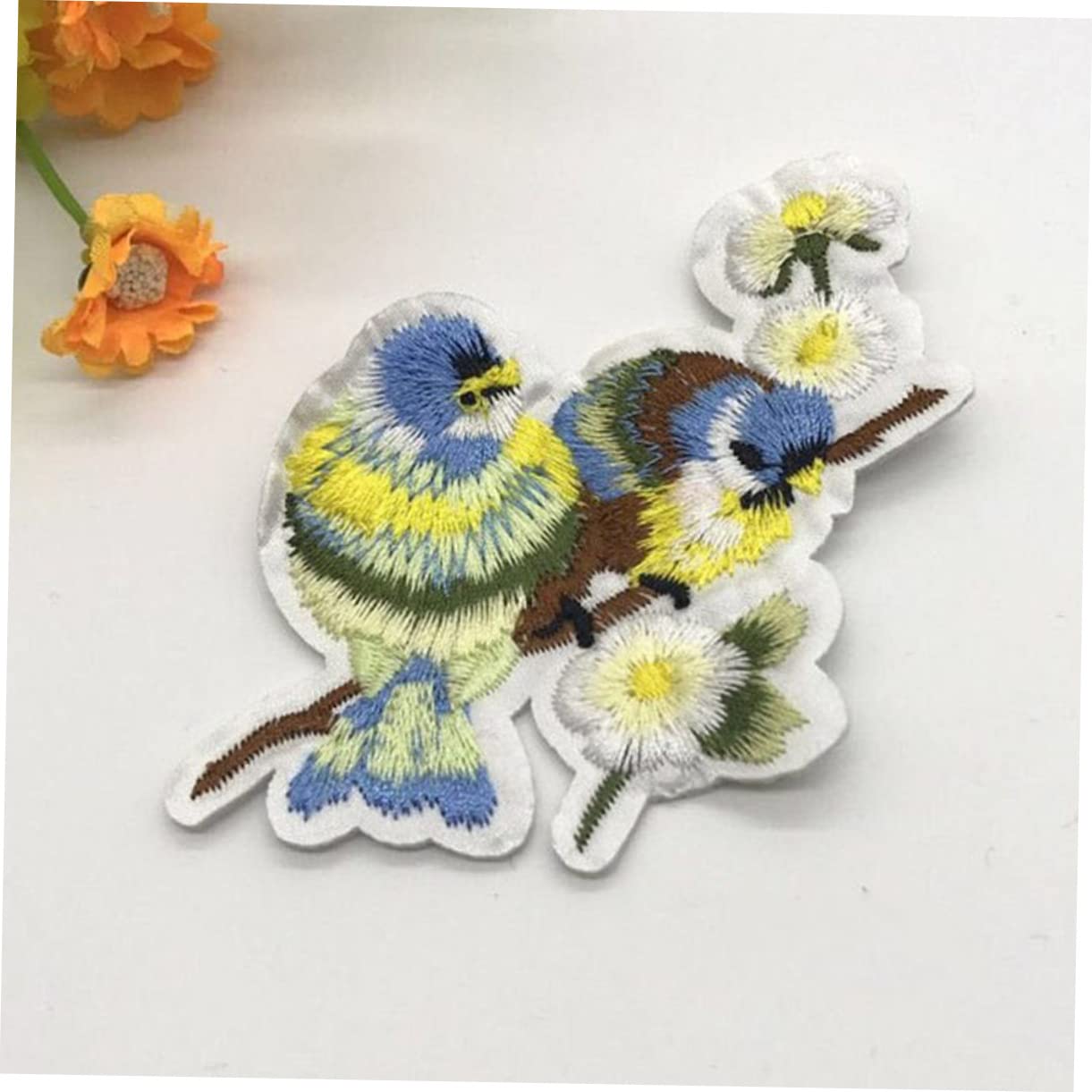 Panno Da Ricamo A Patch Cucire Sulla Cucire La Vestiario Toppe Per Vestiti Toppe Ricamate Con Uccelli Applique Da Ricamo Filo Da Ricamo