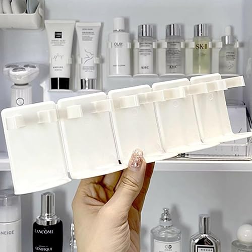 Miniatura 5 de Estante de almacenamiento multifuncional montado en la pared, organizador de baño, estante de pared sin perforaciones para suministros de baño