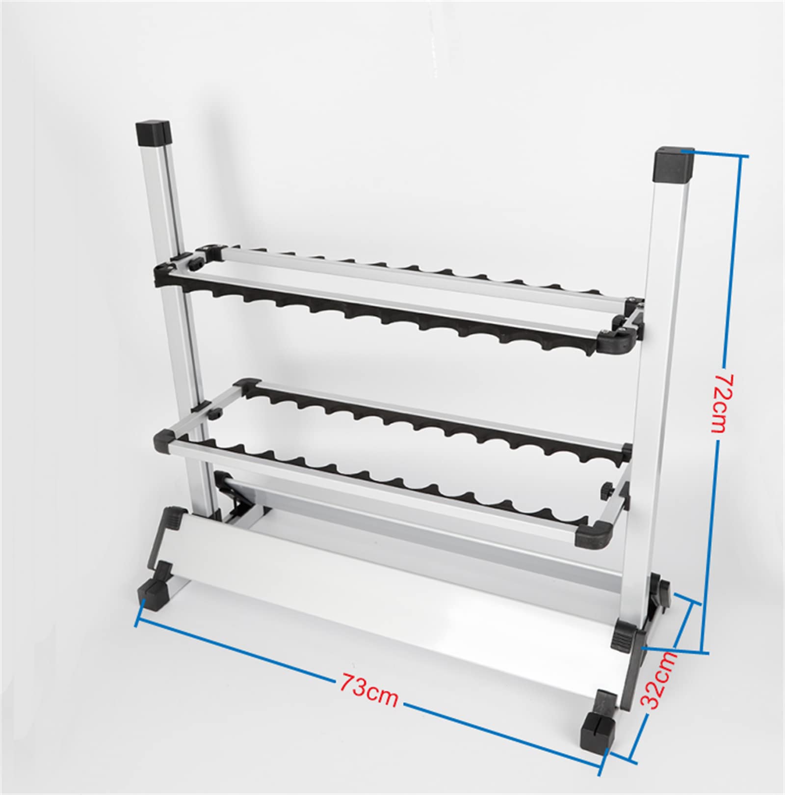 Porta Canna Da Pesca In Lega - Rack Per 10 Canna Da Garage