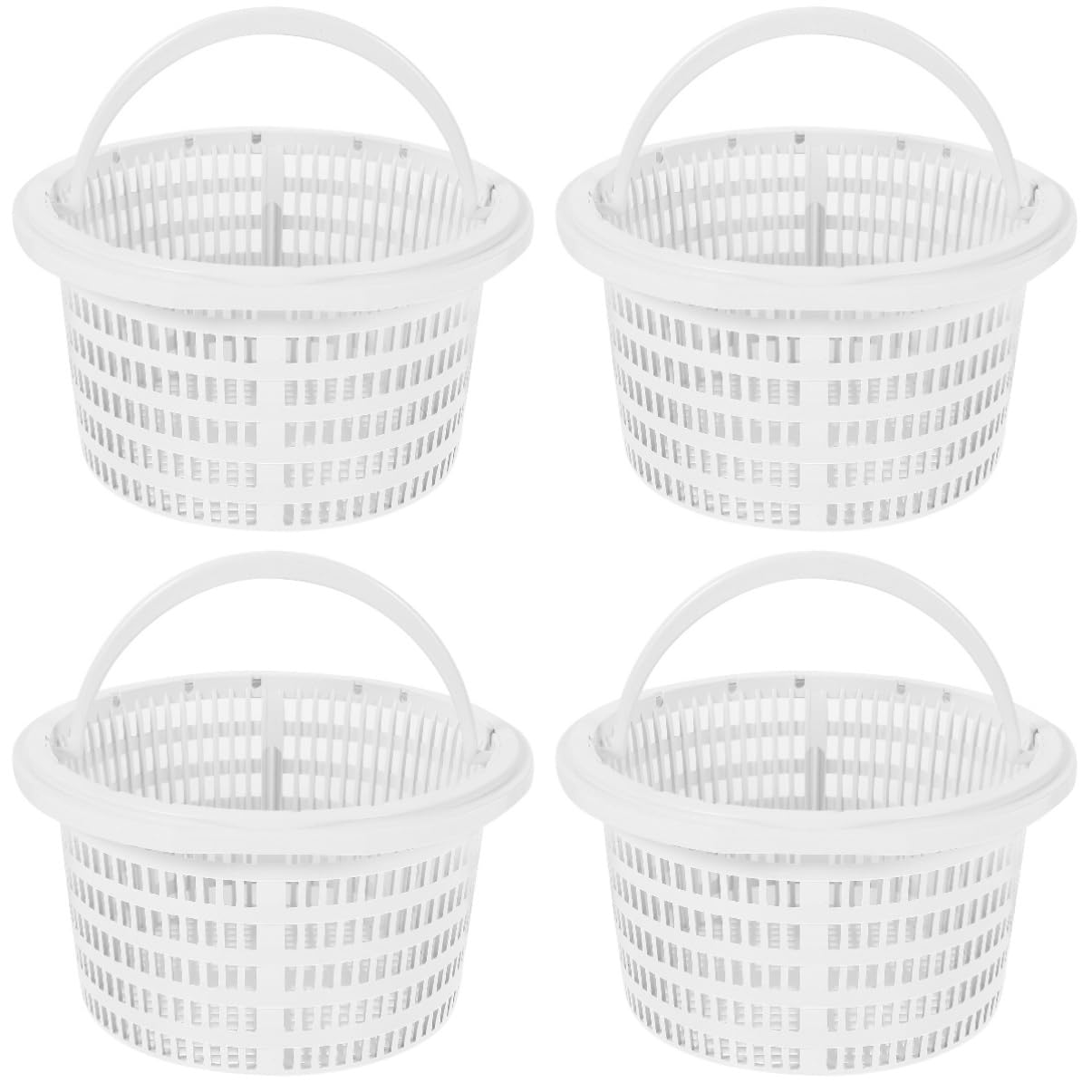 Happyyami 4 Piezas Accesorios para Piscina Balde Limpiador de Piscinas Limpiar Piscina filtros de Piscina Cesta de filtración de Basura de Piscina Suministro de Filtro el plastico
