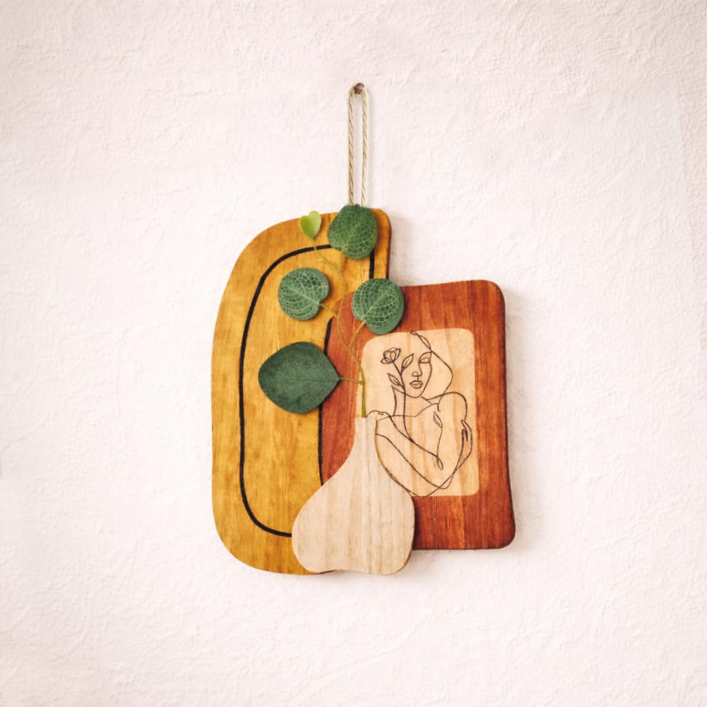 Abstract Wooden Wall Hanging - Modern Art Decor -3 Abstract Wooden Wall Hanging - Modern Art Decor -3