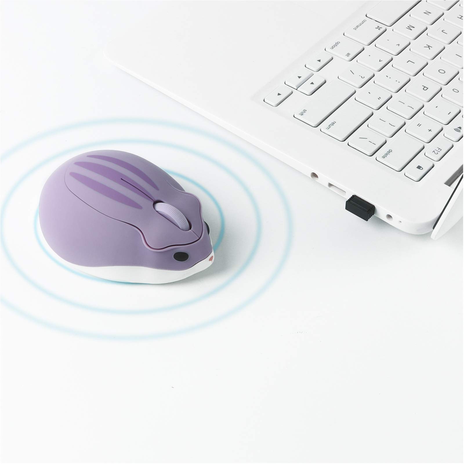 Amazon.com: elec Space Cute Animal Hamster Shape Wireless Mouse