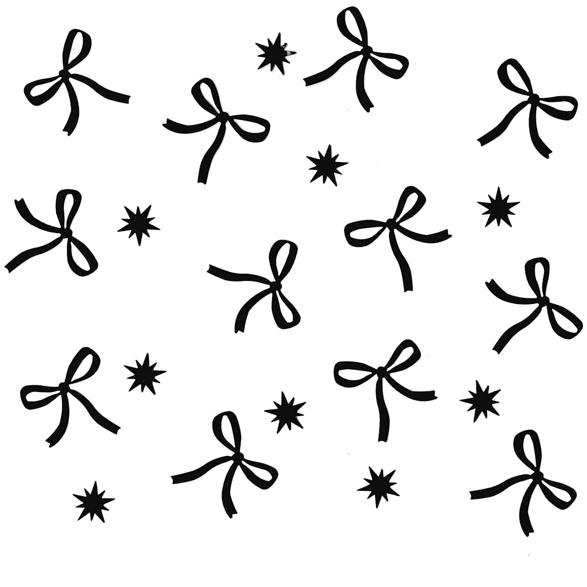 Black Bow Confetti, Bow Birthday Decorations, Black Bow Party Decorations for Girl Women Baby Shower Bridal Engagement Wedding Decor Bachelorette Party Supplies