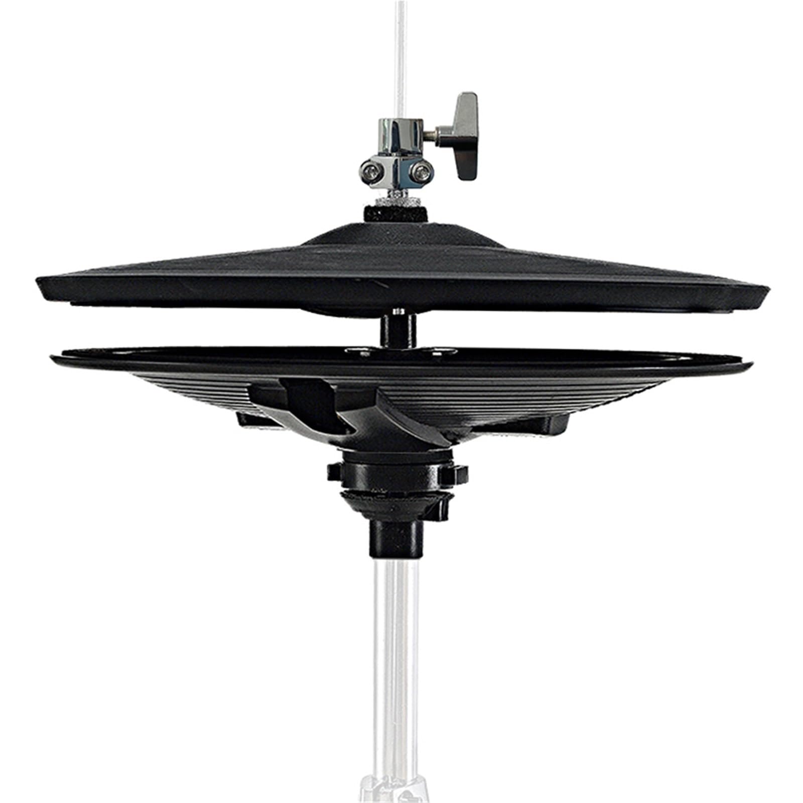 Piatti Hi-hat da 35,6 cm con batteria elettronica, design indipendente per un suono migliorato, ideali per pratica e prestazioni, supporto non incluso
