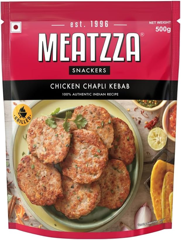 Meatzza Chicken Chapli Kebab, 500 g