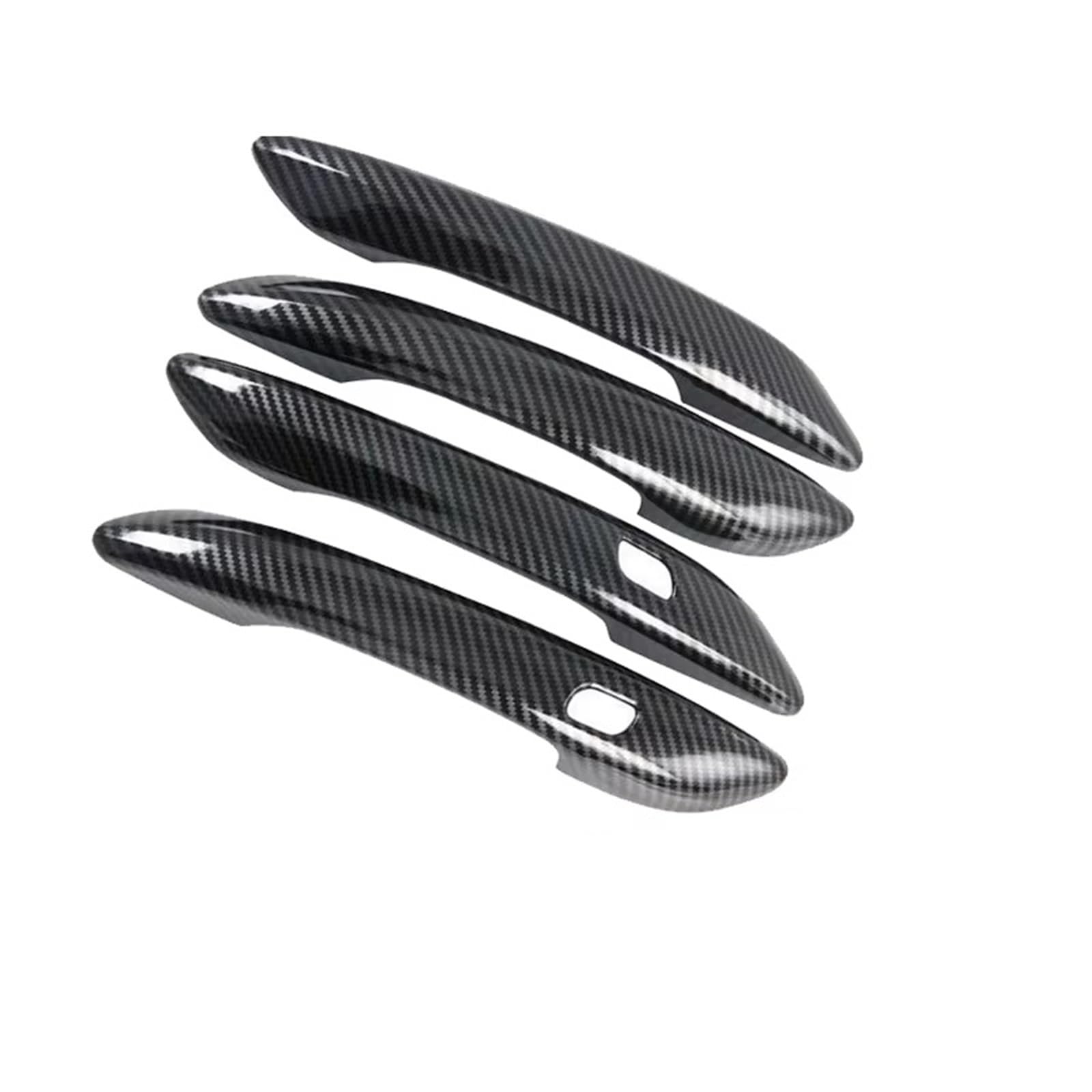 CAQRBCX Outer Door Handle Trim Car Exterior Door Handle Cover Compatible with Hyundai for Elantra for Avante for CN7 2021-2024 Car Cap Frame Plus Set Accessories