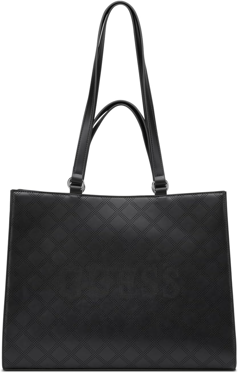 GUESS Black Textured Forber Shoulder Bag