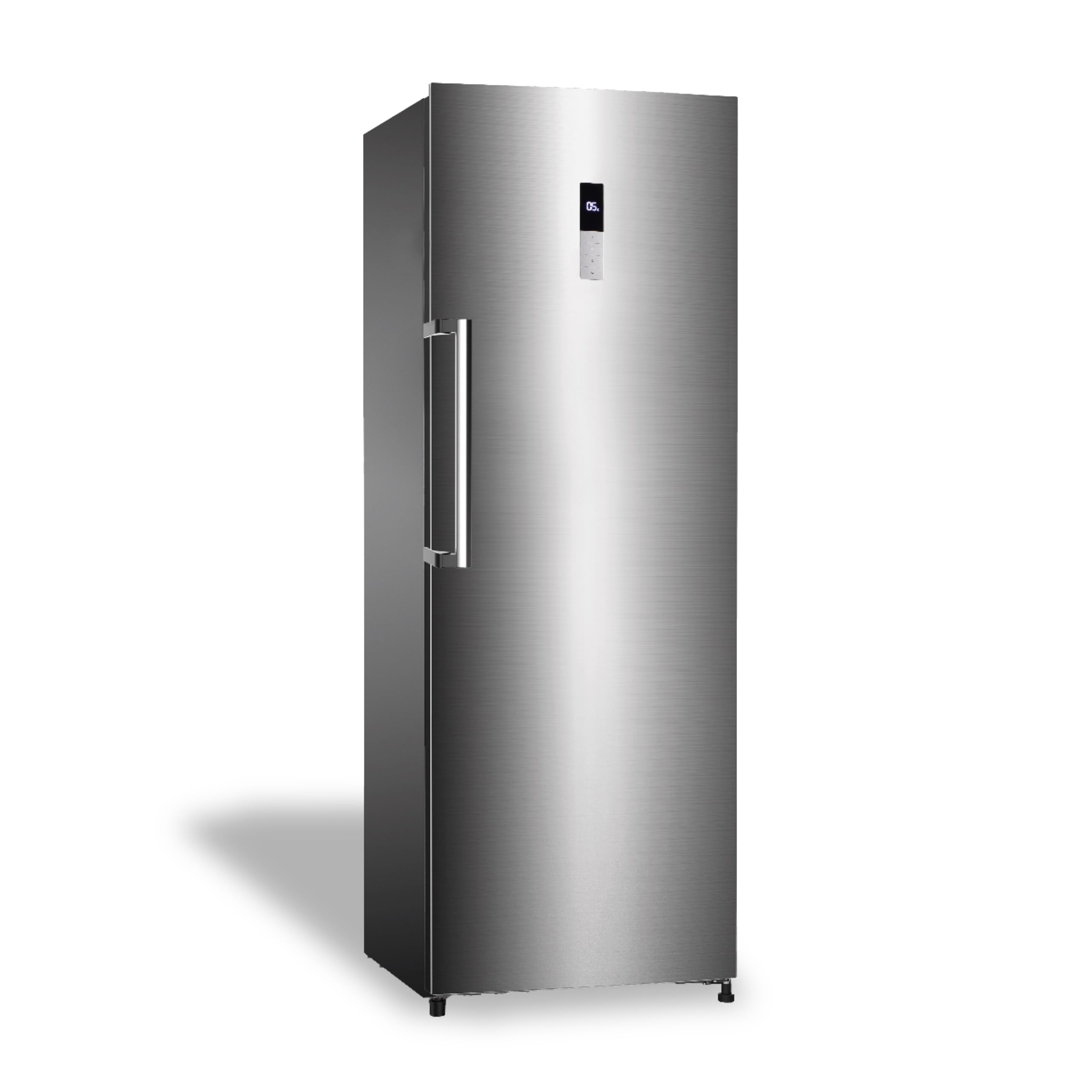 SCHOEPF – GS282IX Gefrierschrank 185 cm – Edelstahl – 282 L – No-Frost Technologie – Schnellgefrierfunktion – 42 dB – höhenverstellbare Füße – Energieeffizient – 249 kWh/Jahr