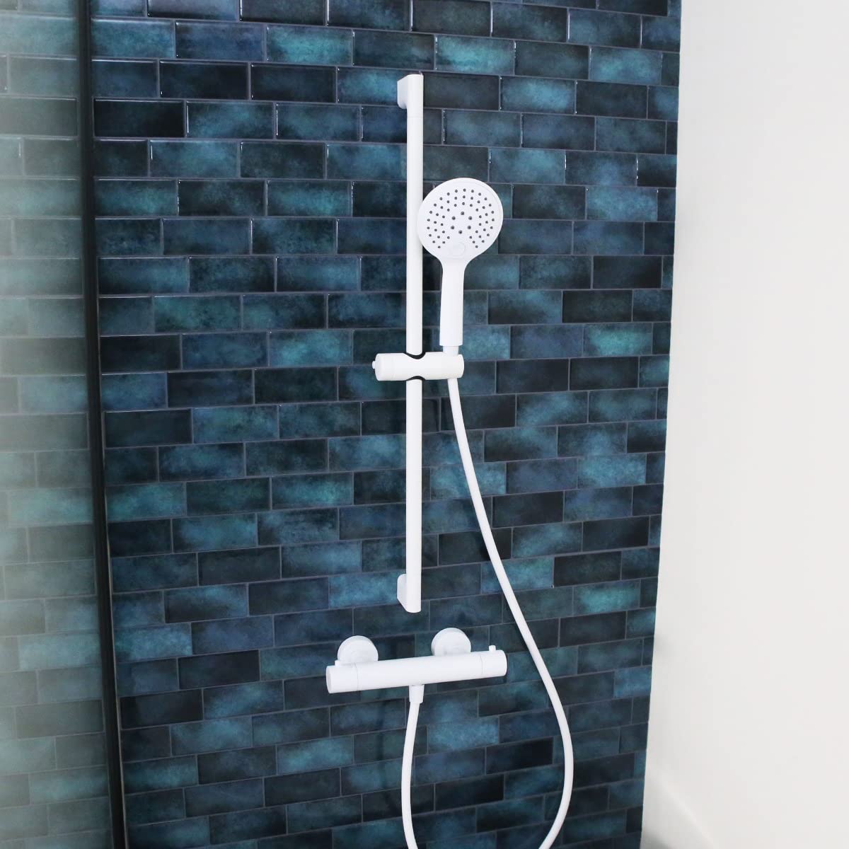 Essebagno 9024259 Luisa - Mezclador de ducha termostático blanco