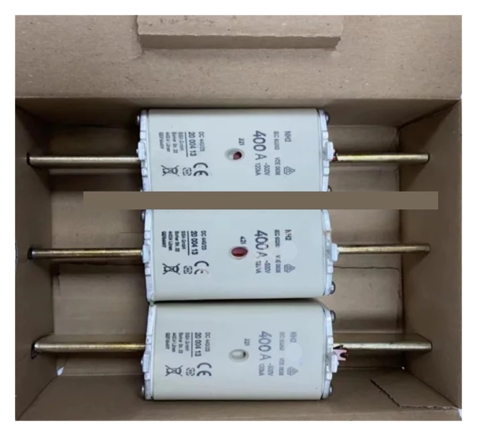 Fusible 2000313 125A et cartouches industrielles pour protection de circuit électrique
