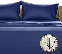 Vista 11 de TEXAS LINEN CO. Juego de 4 fundas de almohada 100% algodón egipcio, tamaño estándar/Queen, lujosas fundas de almohada de algodón de 1500 hilos