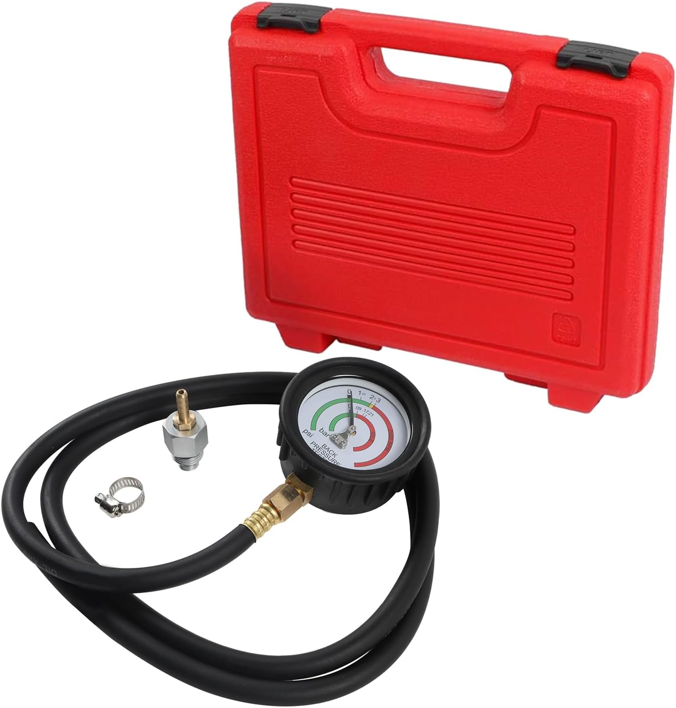 Exhaust Back Pressure Tester, Automotive Replacement Exhaust Cat-Back Systems with 6-Foot Hose