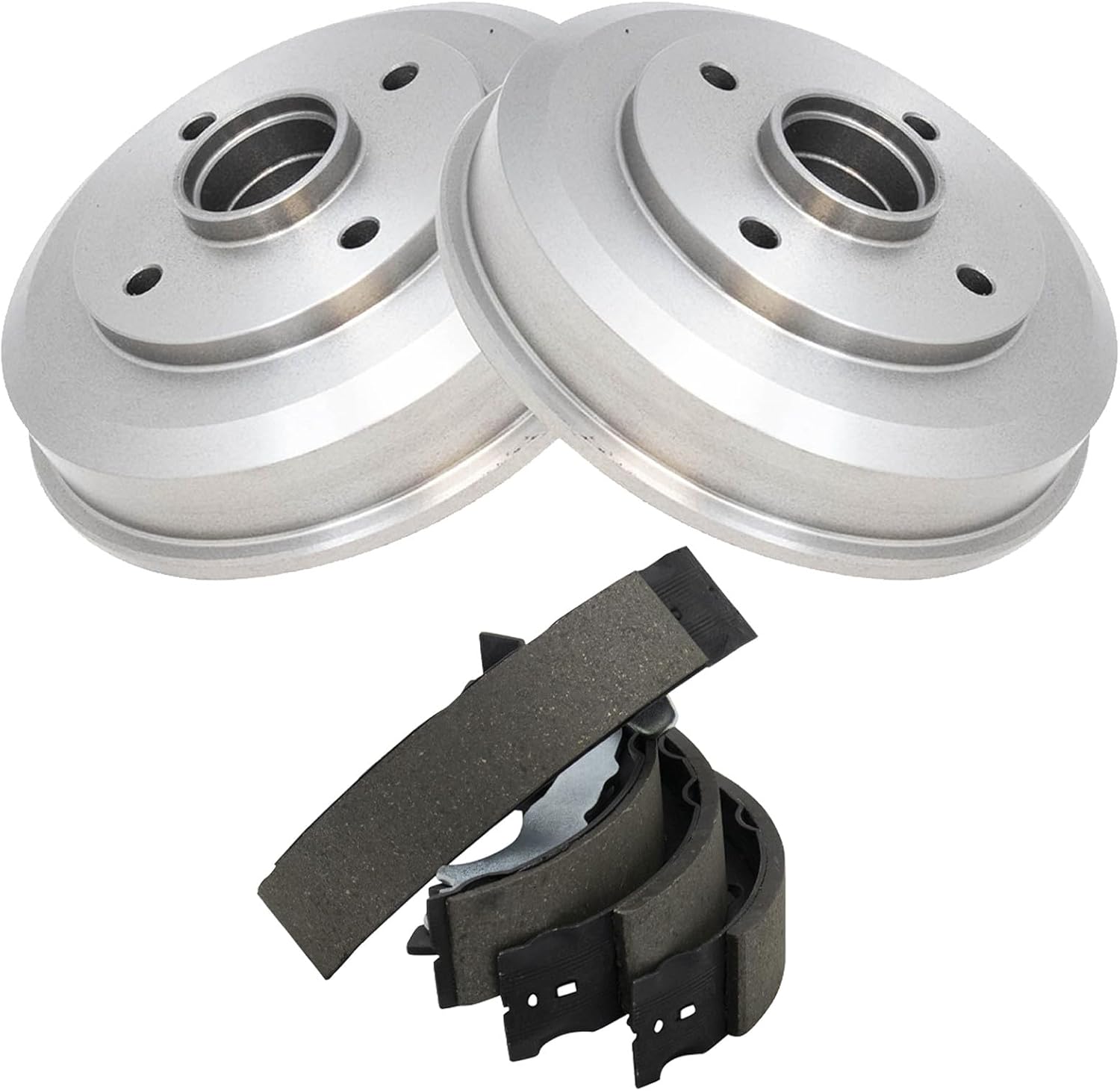 Rear Brake Shoe & Drum Kit Compatible with 2000-2008 Ford Focus