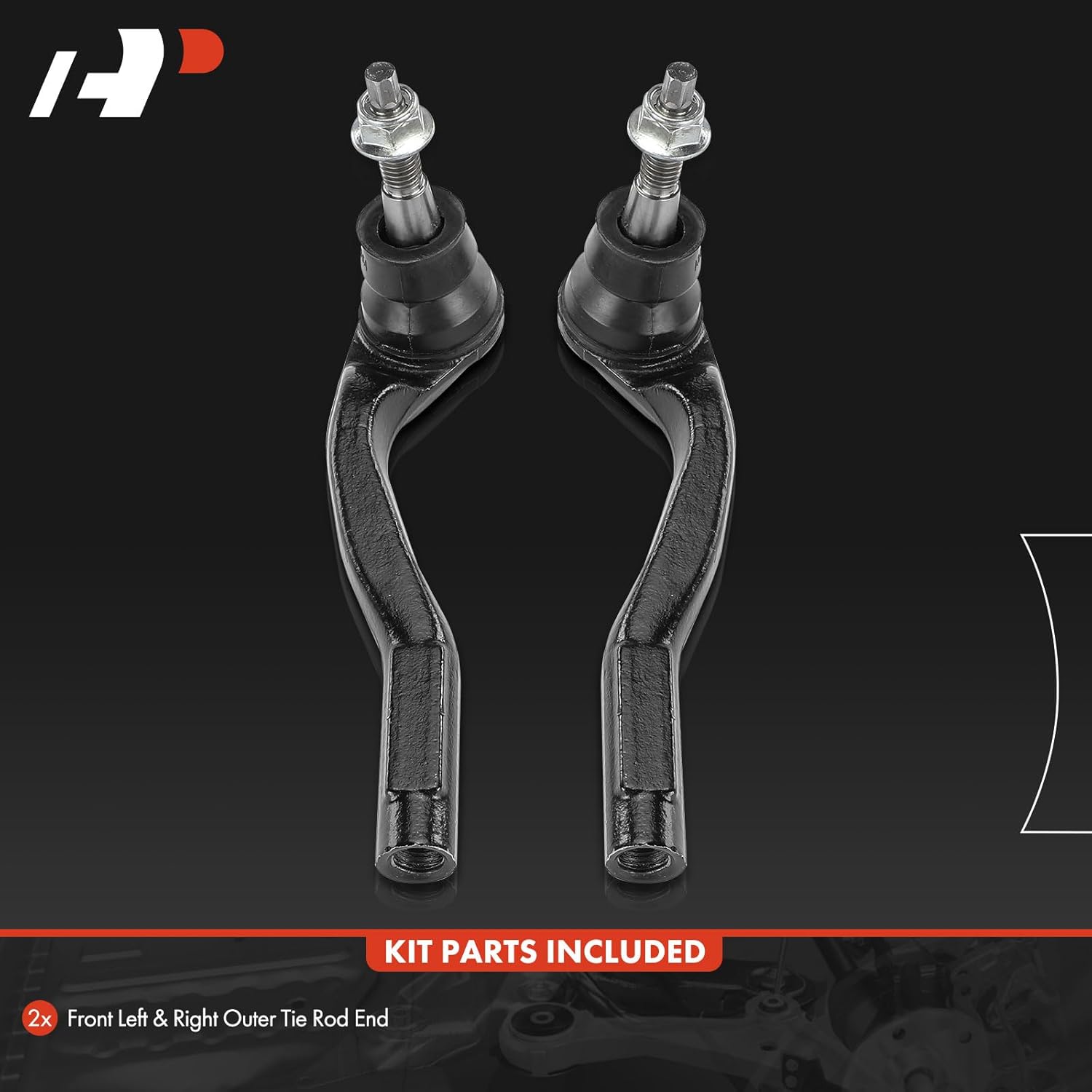 A-Premium 2 x Front Outer Tie Rod Ends, Compatible with Chevrolet Malibu 2016-2023 & Buick LaCrosse 2017-2019, Regal Sportback 2018-2020, Regal TourX 2018-2020