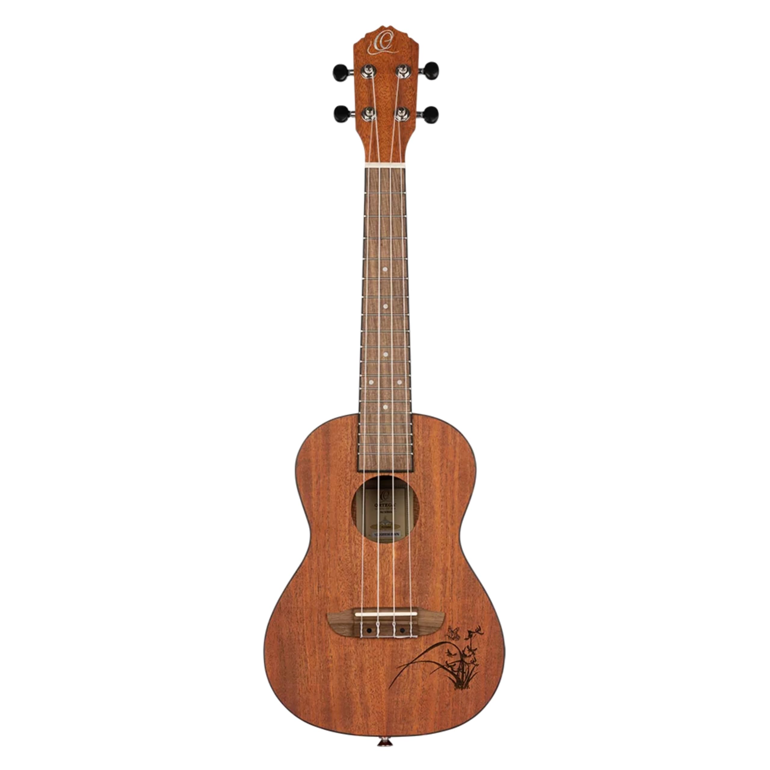 Ortega Guitars Ukulele Concerto Acustico – Bonfire Series – Sapele, Natural (RU5MM)
