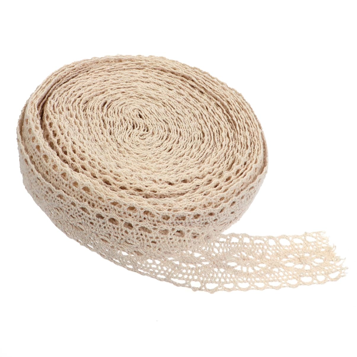 EXCEART 3piezas Cinta De Encaje De Algodón Ancha Para Manualidades y Ropa Adorno Decorativo Para Accesorios De Metros Para Faldas y Decoración De