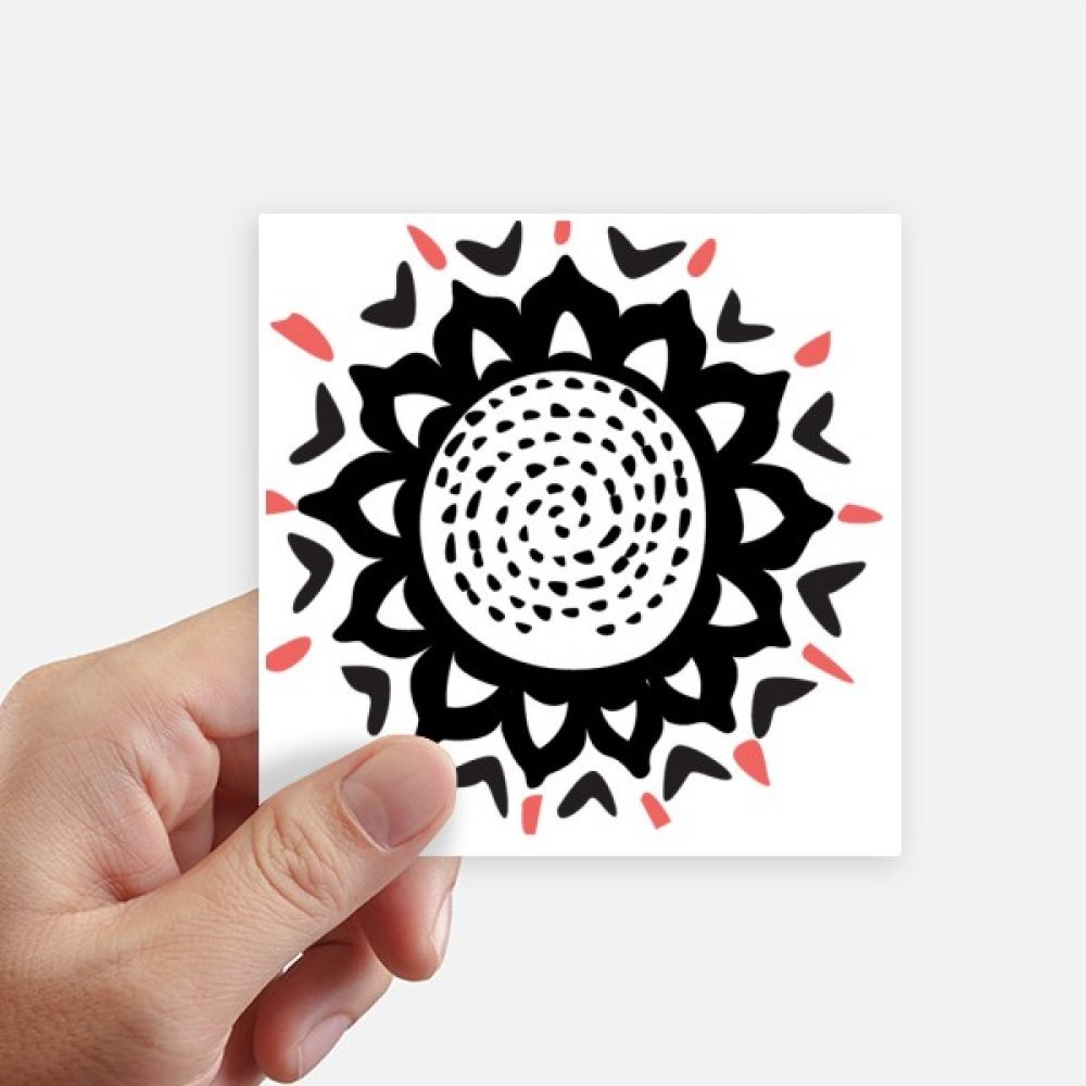 Autocollant tournesol Mexique 10cm adhésif résistant multicolore pour déco moto et ordinateur