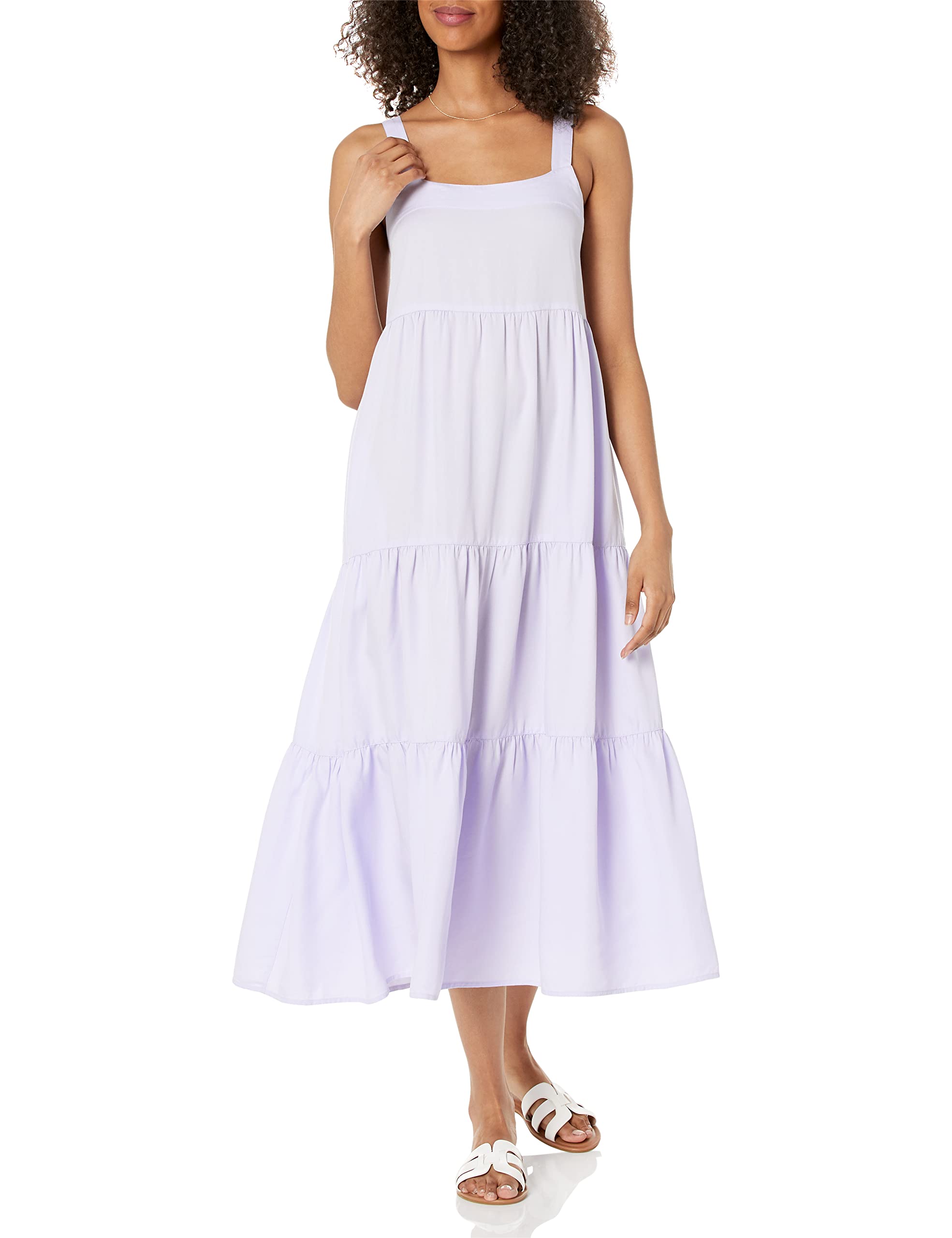 The Drop Britt Vestido Amplio tipo «Tent Dress» con Niveles Mujer