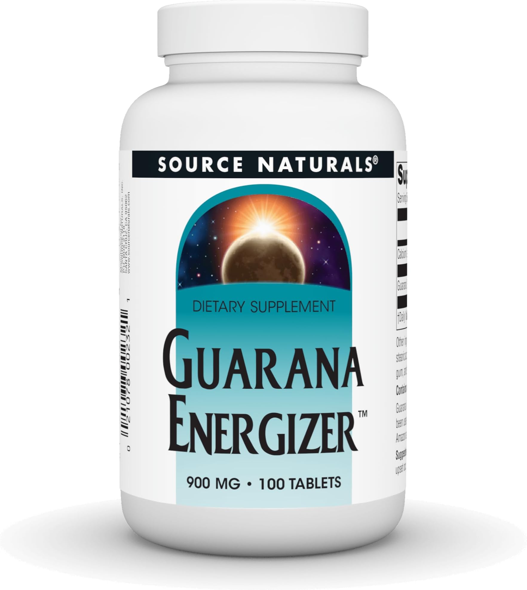 Guarana Energizer, 900mg - 100 Tablets | Energy Booster