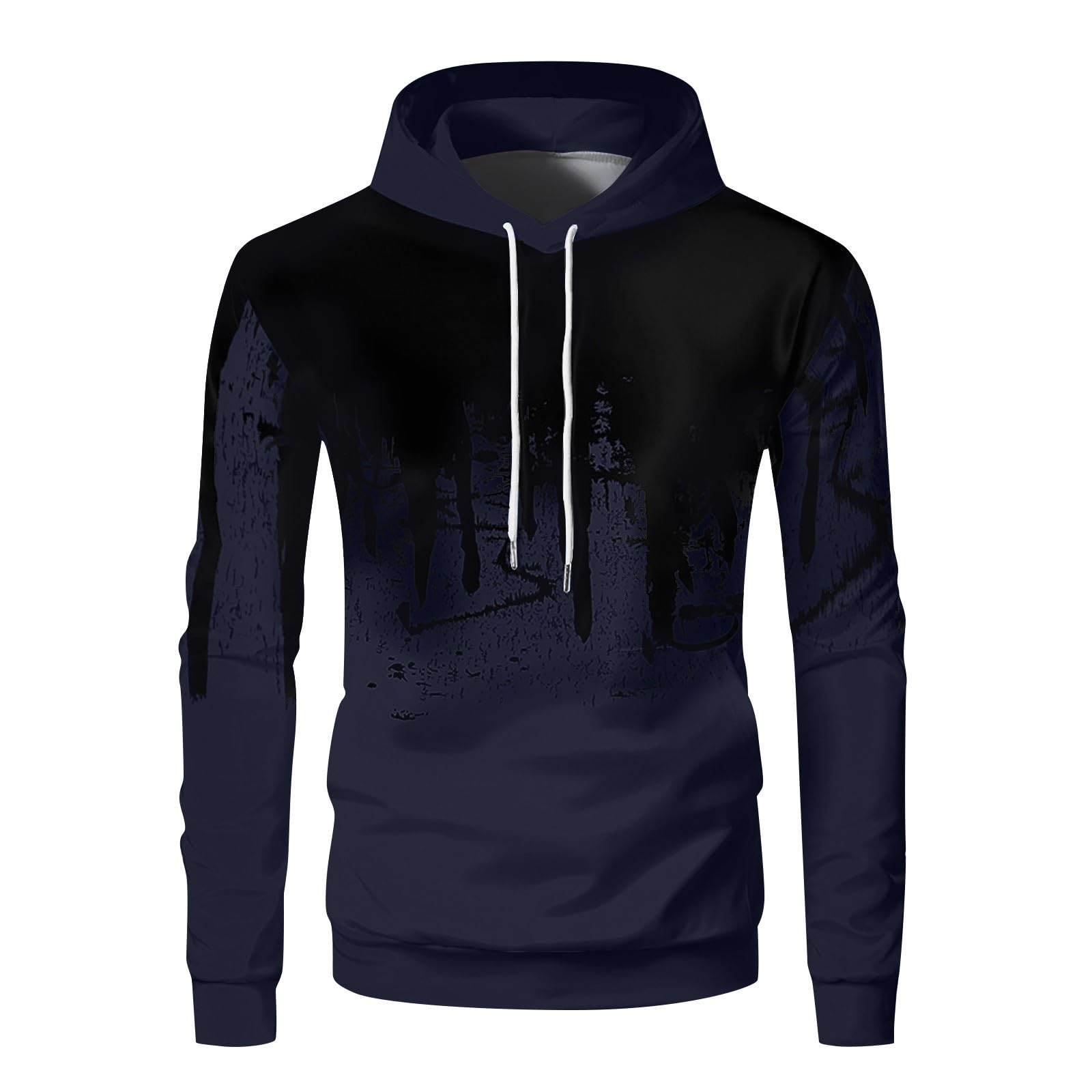 KONG JIMFAN Jogginganzug Herren 2-Teilig Jogginganzug mit Hoodie und Jogginghose Trainingsanzüge Atmungsaktiv Baumwolle Tracksuit Y2K Hip Hop Streetwear Freizeitanzug Hose Übergangs Sportanzug
