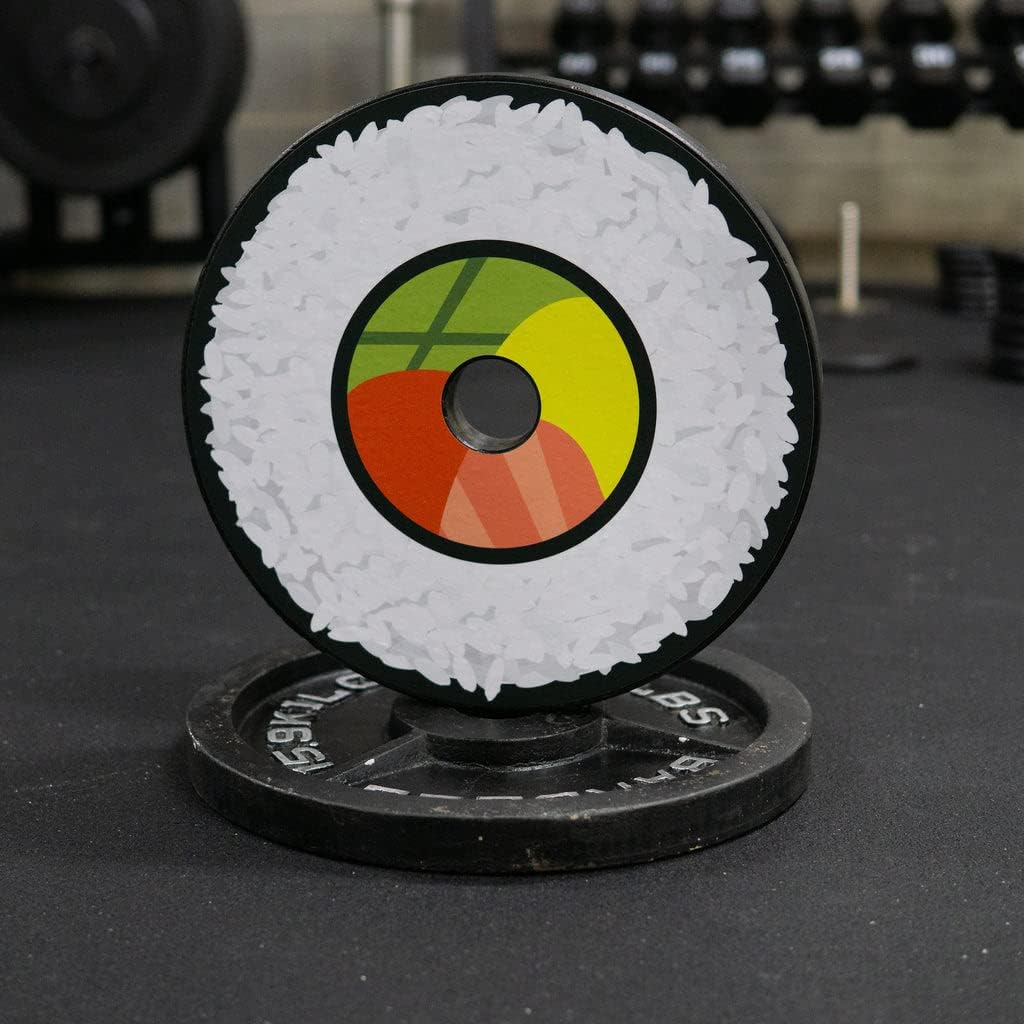 Plate Snacks Sprinkle Donut Vinyl Weight Decals - for Iron/Weight Plate
