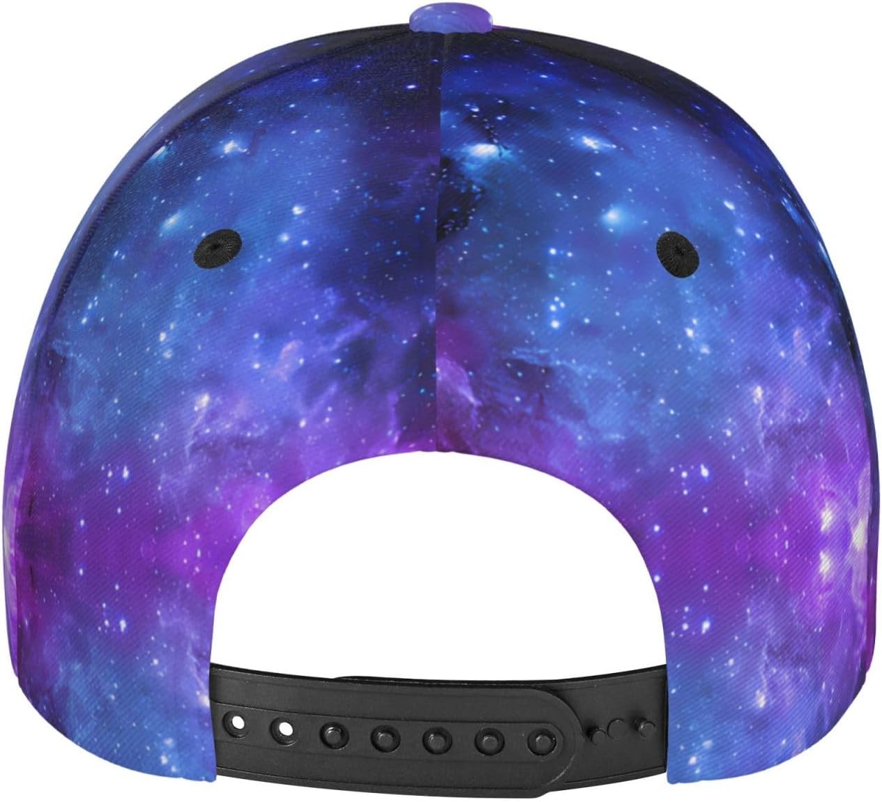 Purple Galaxy Baseball Cap Adjustable Unisex Sun Protection Casual Snapback Hat - Image 3