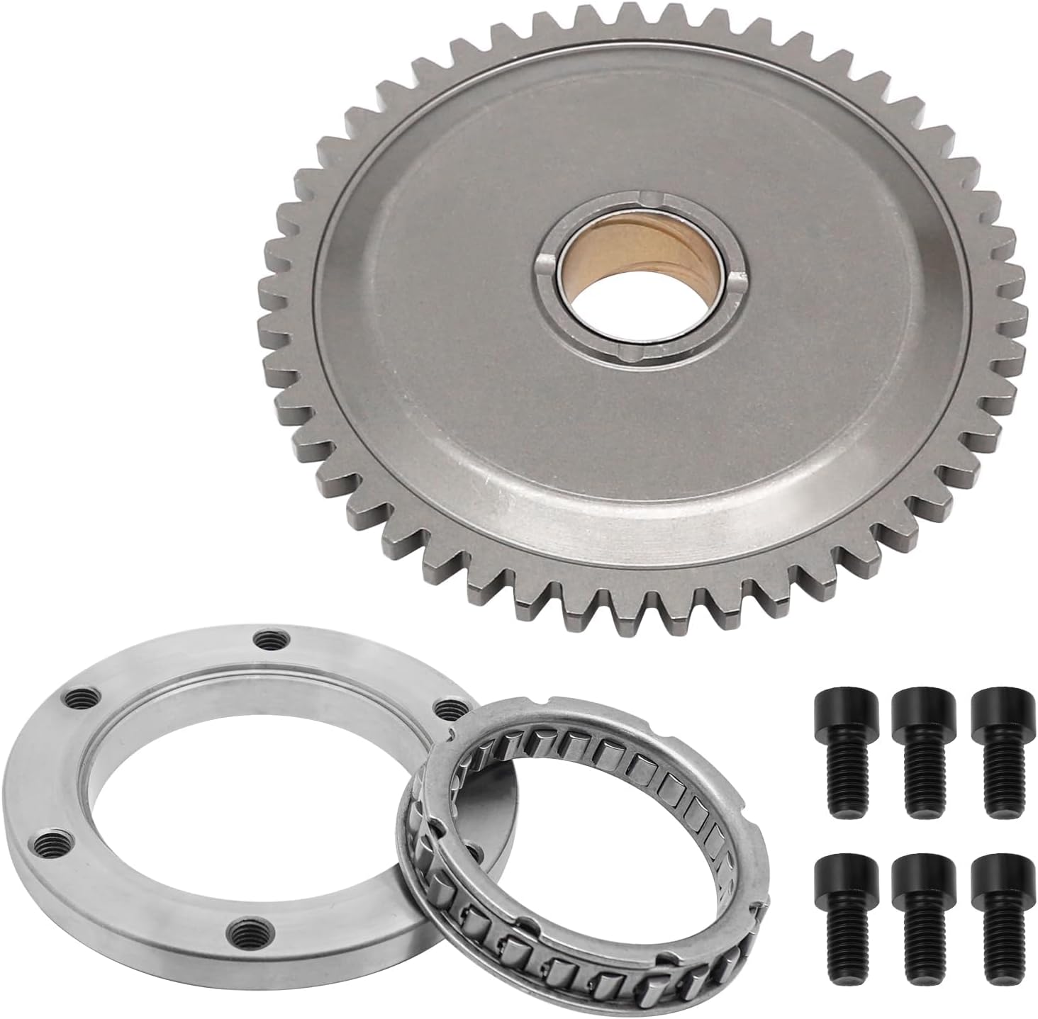 JAVIK Starter Starting Clutch One Way Gear Bearing Compatible with Yamaha Grizzly 700 550 Rhino 700 Viking 700 Kodiak 700