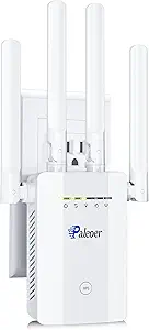 2024 WiFi Extender Signal Booster, up to 9998sq. ft and 55+ Devices, Internet Booster for Home, Wireless Internet Repeater and Signal Amplifier, Newest Generation 4X Faster Access Point,1-Tap Setup