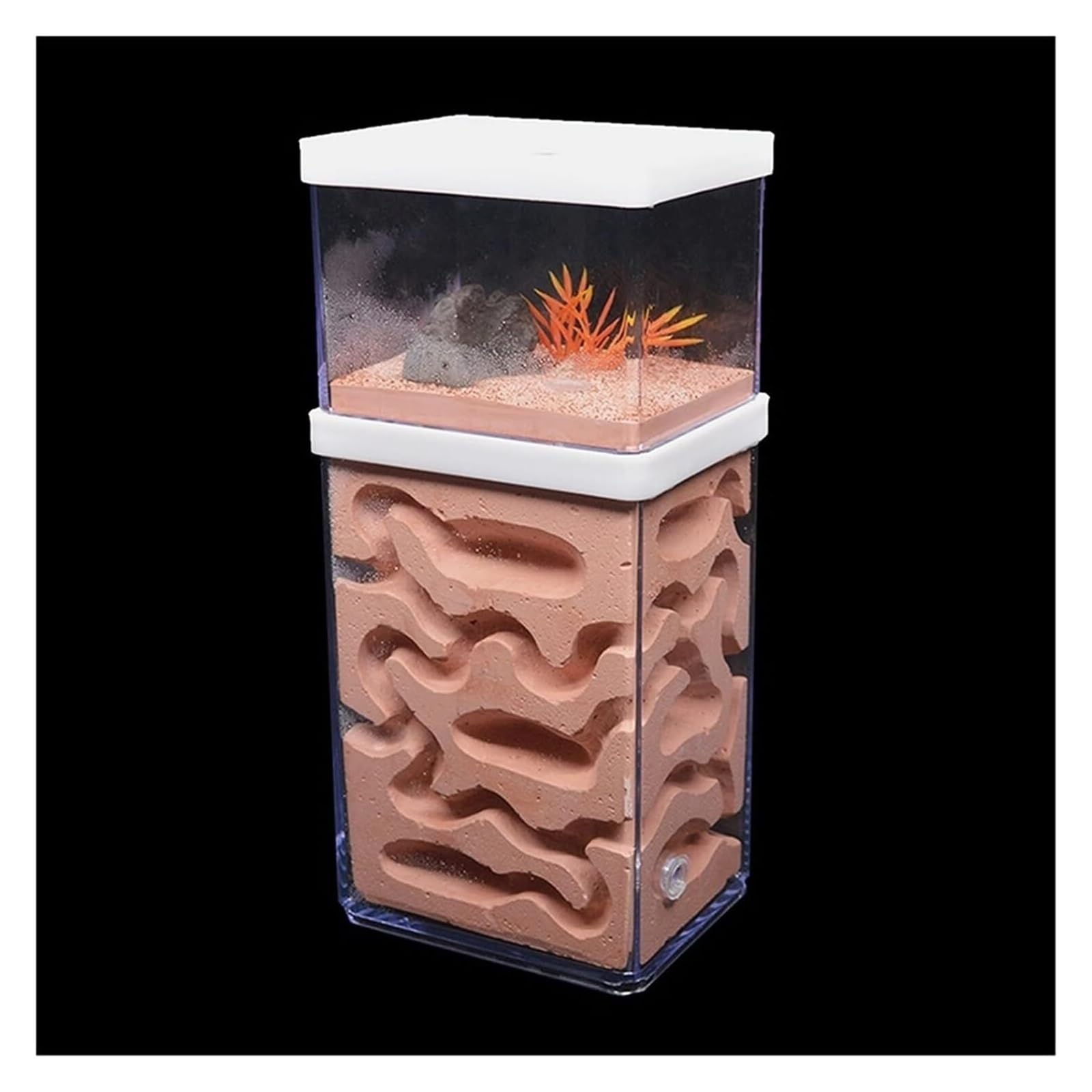 Ameisenfarm Nistkasten, Gips Ameisenfarm Natürliches Ökologisches Großes Ameisennest Insektenburg Werkstatt Haustier Ameisenhaufen Ameisenhaus Ameisenhaus(23cm)