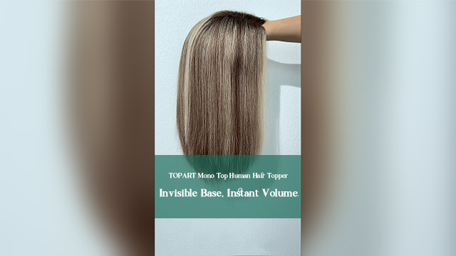 Amazon.com : Topart MONO TOP Hair Toppers for Women Human  display picture 3