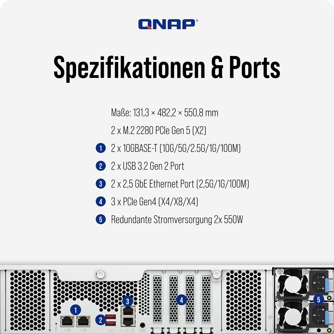 QNAP TS-h1277AXU-RP 2U 12-Bay NAS kopen - TSH1277AXURPR732G