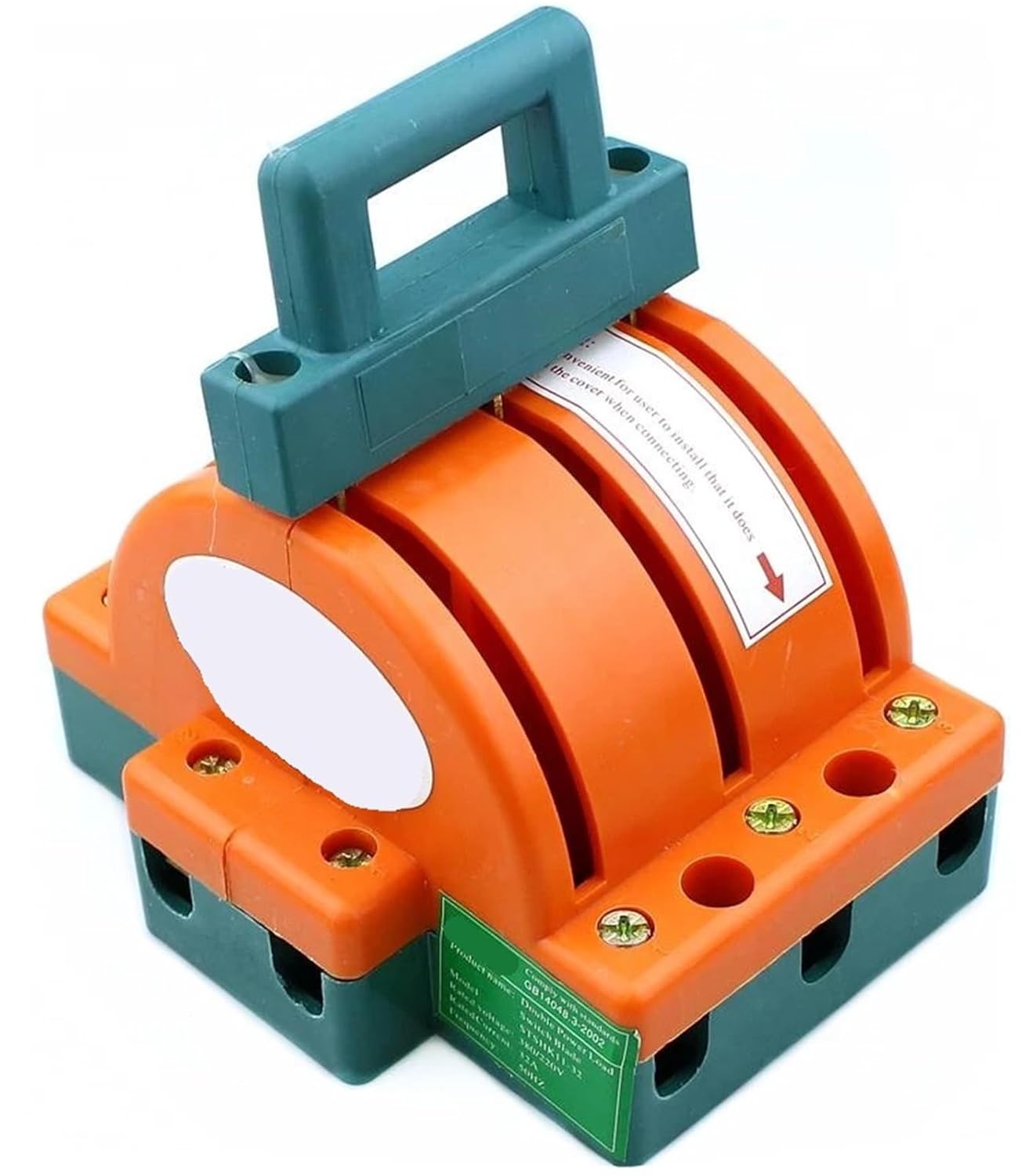 3P 32A Double Throw Switch reversing Switch for bidirectional triode Dual Power Manual 380V