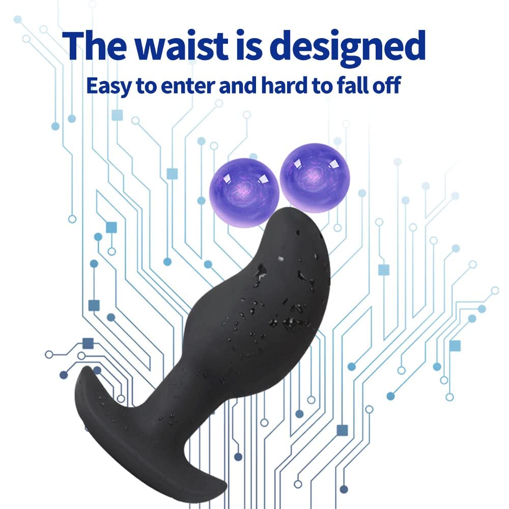 Plug anale Shock elettrico Vibratore anale Butt Tail Plug Massaggiatore maschile Sex Toys Per Gay Silicone G-Spot Stimolatore
