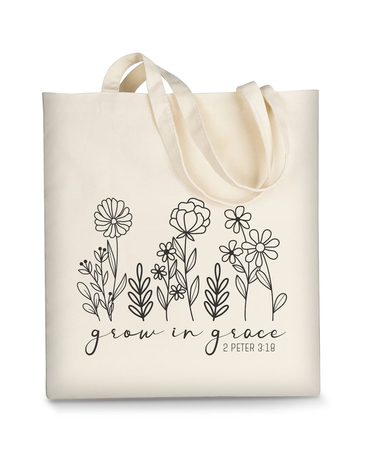 AUSVKAI Canvas Tote Bag Aesthetic for Women, Cute Reusable Cloth Cotton Bags for Shopping Beach Trendy Gifts