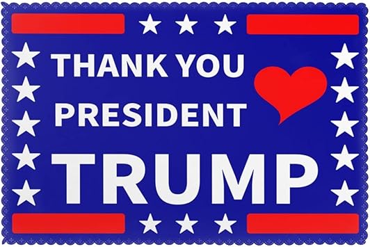 Review Thank You President Trump Placemats Set of 6 12×18 Inchens Heat Insulation Washable Placemats for Dining Patio Table Kitchen Decor and Kids Review Thank You President Trump Placemats Set of 6 12×18 Inchens Heat Insulation Washable Placemats for Dining Patio Table Kitchen Decor and Kids